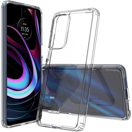 Mobigear Crystal Coque Transparente Motorola Edge (2021) Coque arrière Rigide - Transparent