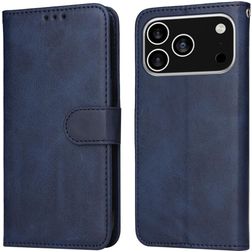Mobigear Wallet Housse iPhone 17 Pro Etui Porte-Monnaie - Bleu