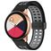 Mobigear Sport Plus Mag Bracelet Silicone Smartwatch Fermeture magnétique - Connexion universelle de 20 mm - Vert / Gris