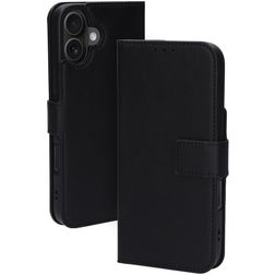 Mobiparts Classic Wallet MagSafe Housse iPhone 16 Plus MagSafe Etui Porte-Monnaie - Noir