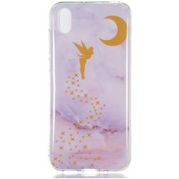 Mobigear Marble Coque Huawei Y5 (2019) Coque arrière en TPU Souple - Elfe
