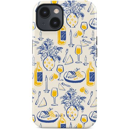 Burga Tough iPhone 15 Plastique rigide Coque arrière Antichoc - Couvert