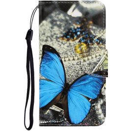 Mobigear Design Housse Xiaomi Redmi 9 Etui Porte-Monnaie - Papillon