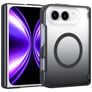 Mobigear Crystal iPhone Duo MagSafe Plastique rigide Coque arrière - Noir