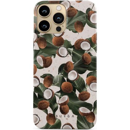 Burga Tough Coque iPhone 13 Pro Coque arrière Rigide Anti-Chocs - Coconut Crush