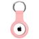Xccess Keychain Coque Apple AirTag Porte-clés en Silicone Souple - Rose