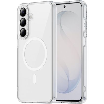 Mobigear Shockproof Transparent Samsung Galaxy S26 FE MagSafe Plastique rigide Coque arrière - Transparent