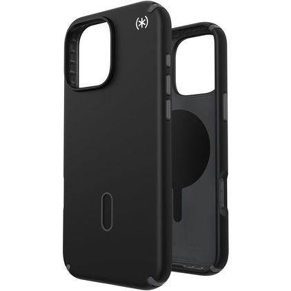Speck Presidio2 Pro iPhone 16 Pro Max MagSafe Plastique rigide Coque arrière Antichoc - Noir