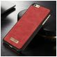 Caseme 007 Housse iPhone 6s Etui avec Coque Détachable Porte-Monnaie - Rouge
