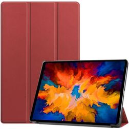 Mobigear Tri-Fold Coque Lenovo Tab P11 Pro Gen 1 Etui - Rouge