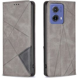 Mobigear Rhombus Slim Housse Motorola Moto G85 Etui - Gris