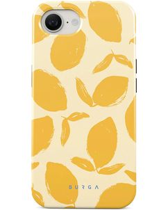 Burga Tough Coque iPhone 17e Coque arrière Rigide Anti-Chocs - Lemon Tart
