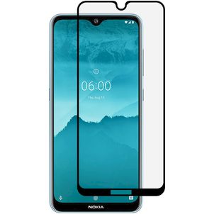 Mobigear Premium Nokia 6.2 Verre trempé Protection d'écran - Compatible Coque - Noir