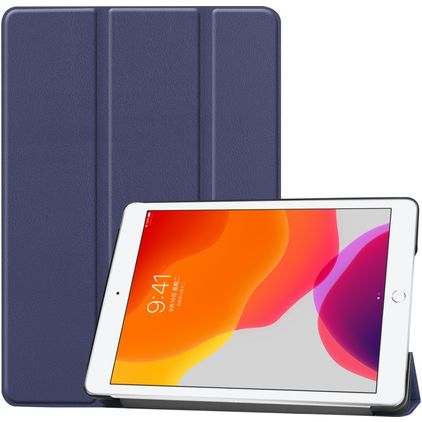 Mobigear Tri-Fold Coque iPad 9 (2021) Etui - Dark Blue