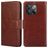 Mobigear Wallet Housse OnePlus 10T Etui Porte-Monnaie - Marron