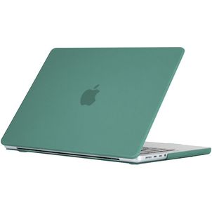 Mobigear Matte MacBook Pro 16 Pouces (2021-2026) Coque - Vert foncé - Model A2485 / A2780 / A2991 / A3186 / A3428 / A3429