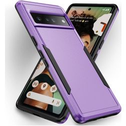 Mobigear Heavy Armor Coque Google Pixel 7 Pro Coque arrière Rigide Anti-Chocs - Violet