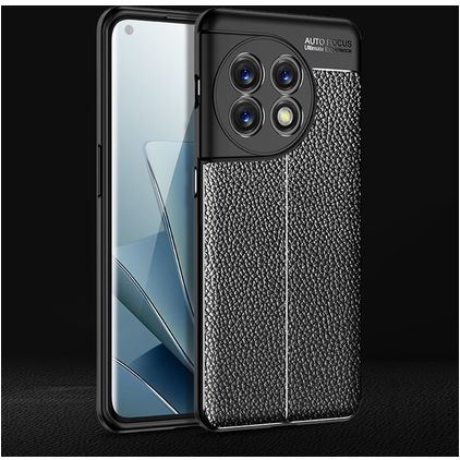 Mobigear Luxury OnePlus 11 TPU souple Coque arrière - Noir