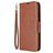 Mobigear Excellent Housse Huawei Y6p Etui Porte-Monnaie - Marron