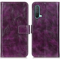 Mobigear Basic Housse OnePlus Nord CE Etui Porte-Monnaie - Violet