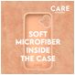 CARE by PanzerGlass Fashionable Coque iPhone 16 MagSafe Coque arrière en Silicone - Peachy