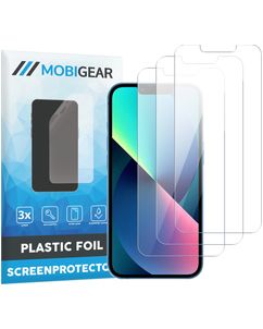 Mobigear iPhone 13 Mini Protection d'écran Film - Compatible coque (Lot de 3)