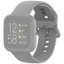 Mobigear Sport Buckle Bracelet Silicone pour Fitbit Versa Fermeture boucle ardillon - Gris