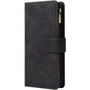 Mobigear Zipper Housse Samsung Galaxy A51 Etui Porte-Monnaie - Noir