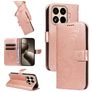 Mobigear Butterfly Housse Xiaomi 15T Pro Etui Porte-Monnaie - Rose doré