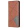 Mobigear Rhombus Slim Housse Huawei P40 Etui - Marron
