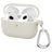 Mobigear Classic Coque Apple AirPods 3 Coque en Silicone Souple - Blanc