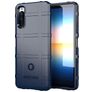 Mobigear Rugged Shield Sony Xperia 10 III TPU souple Coque arrière Antichoc - Bleu