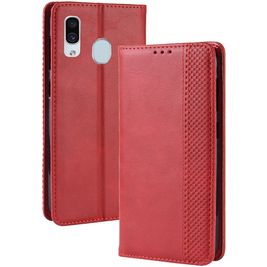 Mobigear Sensation Housse Samsung Galaxy A20e Etui Porte-Monnaie - Rouge