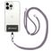 Mobigear Lanyard - Cordon de téléphone universel ajustable - Platinum Grey