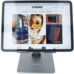 Valenta Aluminum Foldable Support de tablette - Gris sidéral Universel