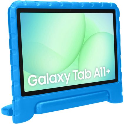 Mobiparts Kids Coque Samsung Galaxy Tab A9 Plus (2023) Coque de tablette pour enfants avec Poignée Enfants en EVA - Bleu