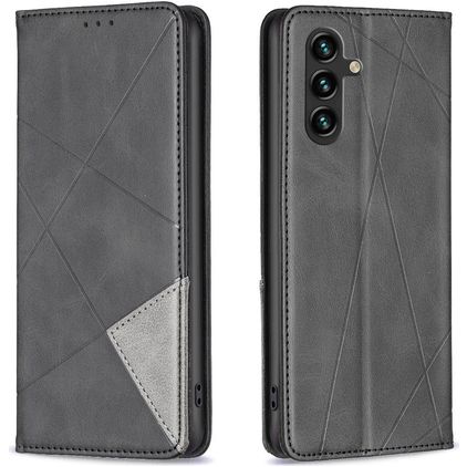 Mobigear Rhombus Slim Housse Samsung Galaxy S25 FE Etui - Noir