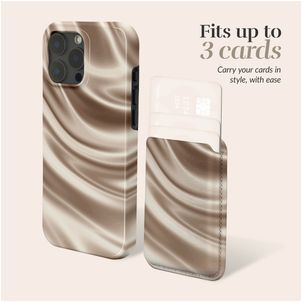 MIO - Porte Cartes en - 3 Cartes - Compatible MagSafe - Silky Dreams