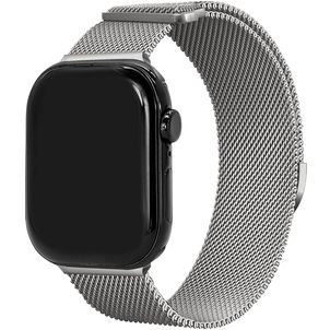 Mobilize RVS Bracelet Milanais Apple Watch Fermeture magnétique - 49/46/45/44 mm - Lumière stellaire