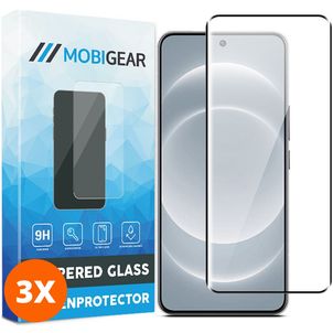Mobigear Premium Xiaomi 14 Ultra Verre trempé Protection d'écran - Compatible Coque (Lot de 3)