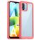 Mobigear Crystal Coque Xiaomi Redmi A1 4G Coque arrière Rigide Anti-Chocs - Transparent / Rouge