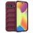 Mobigear Bumpy Coque Google Pixel 10a Coque arrière en TPU Souple - Wine Red