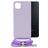 Mobilize Lanyard Gelly Samsung Galaxy A22 5G TPU souple Coque avec cordon - Pastel Purple