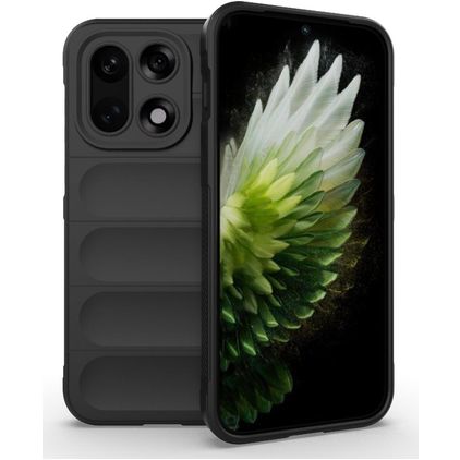 Mobigear Bumpy Coque OnePlus 15 Coque arrière en TPU Souple - Noir