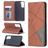 Mobigear Rhombus Slim Housse Samsung Galaxy S21 Etui - Marron