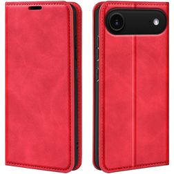 Mobigear Retro Slim iPhone Air Étui Portefeuille - Rouge