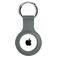 Xccess Keychain Coque Apple AirTag Porte-clés en Silicone Souple - Ash