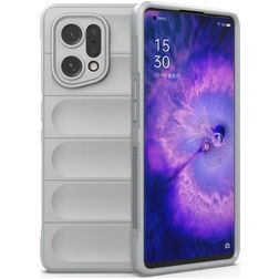 Mobigear Bumpy Coque OPPO Find X5 Coque arrière en TPU Souple - Gris