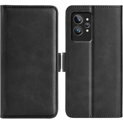 Mobigear Slim Magnet Housse Realme GT2 Pro Etui Porte-Monnaie - Noir