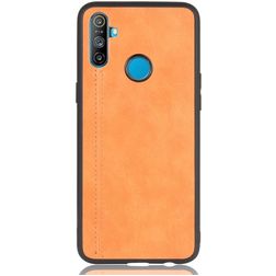 Mobigear Stitch Coque Realme C3 Coque arrière - Orange